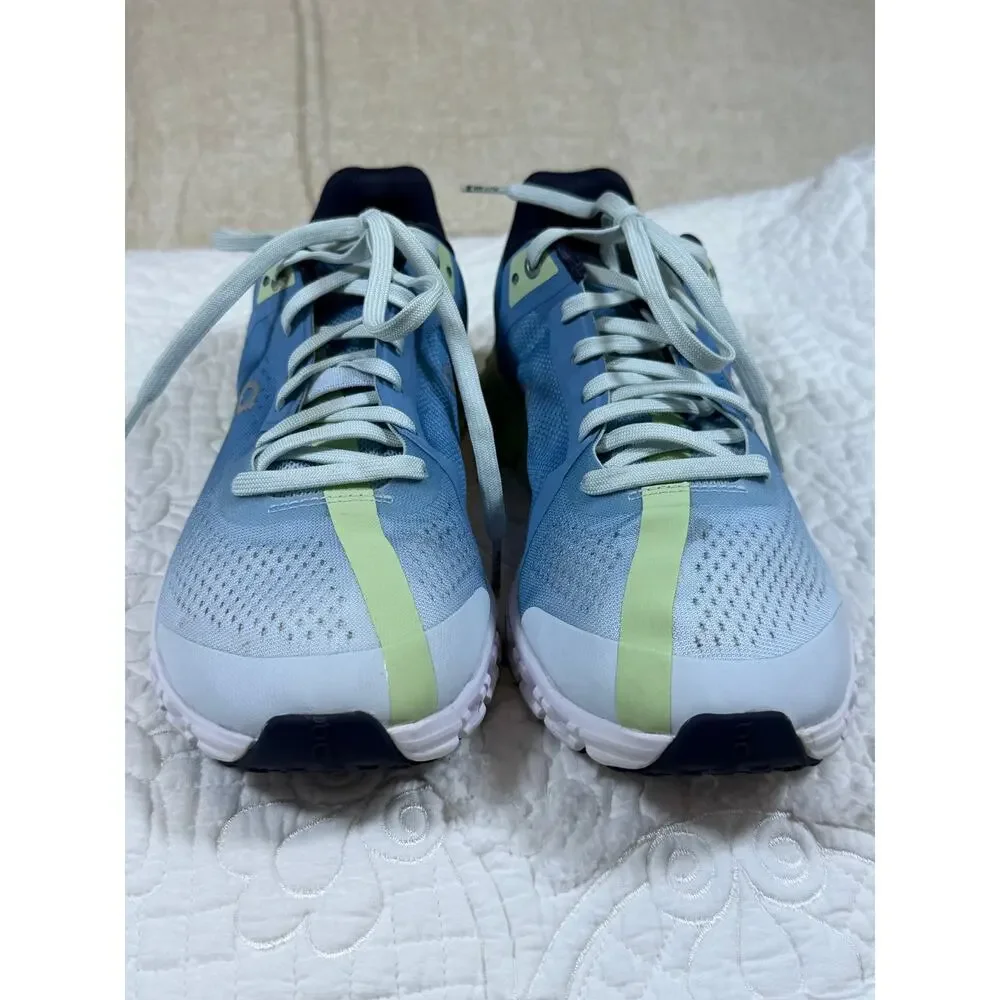 On Cloud Womens 8 Blue Cloudflow CloudTec Lace Up Running Athletic Shoes Sneaker
